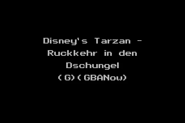 Disney's Tarzan - Ruckkehr in den Dschungel (G)(GBANow)