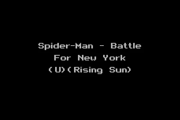 Spider-Man - Battle For New York (U)(Rising Sun)