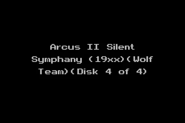Arcus II Silent Symphany (19xx)(Wolf Team)(Disk 4 of 4)