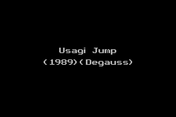 Usagi Jump (1989)(Degauss)