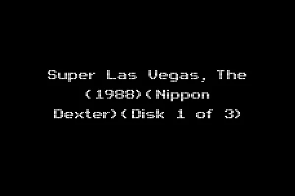 Super Las Vegas, The (1988)(Nippon Dexter)(Disk 1 of 3)