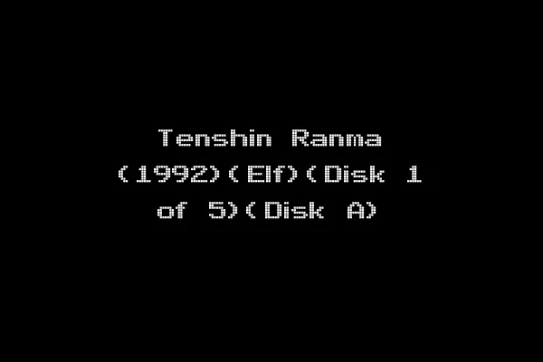 Tenshin Ranma (1992)(Elf)(Disk 1 of 5)(Disk A)