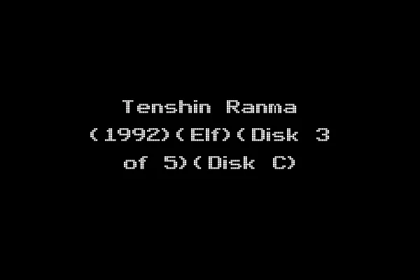 Tenshin Ranma (1992)(Elf)(Disk 3 of 5)(Disk C)