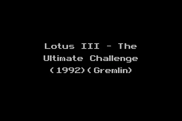 Lotus III - The Ultimate Challenge (1992)(Gremlin)