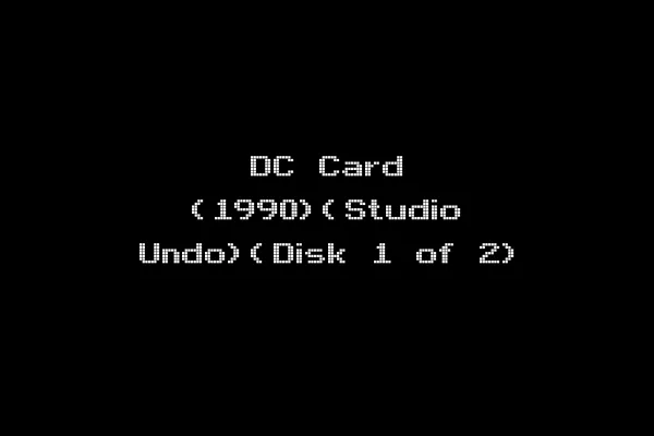 DC Card (1990)(Studio Undo)(Disk 1 of 2)