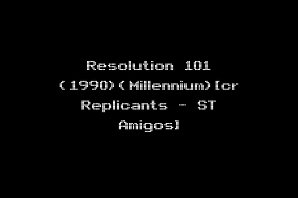 Resolution 101 (1990)(Millennium)[cr Replicants - ST Amigos]
