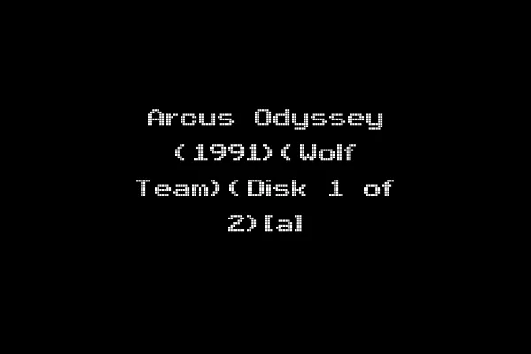 Arcus Odyssey (1991)(Wolf Team)(Disk 1 of 2)[a]