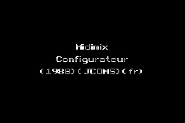 Midimix Configurateur (1988)(JCDMS)(fr)