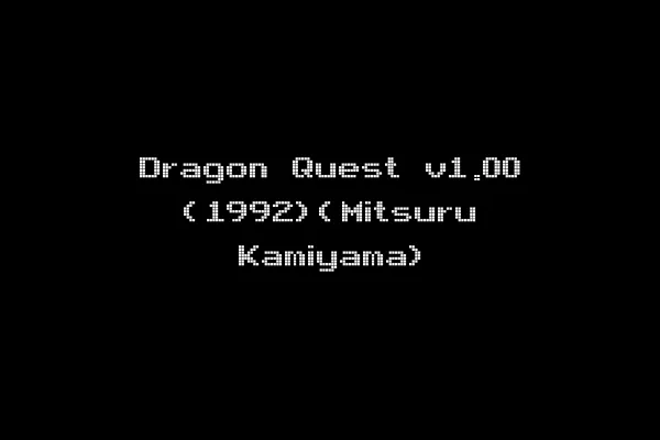 Dragon Quest v1.00 (1992)(Mitsuru Kamiyama)