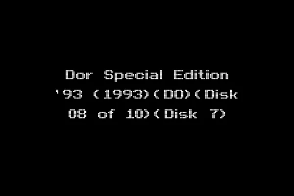 Dor Special Edition '93 (1993)(DO)(Disk 08 of 10)(Disk 7)