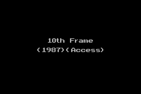 10th Frame (1987)(Access)
