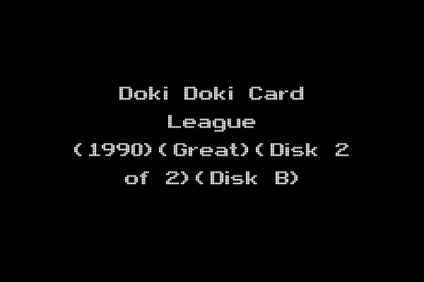 Doki Doki Card League (1990)(Great)(Disk 2 of 2)(Disk B)