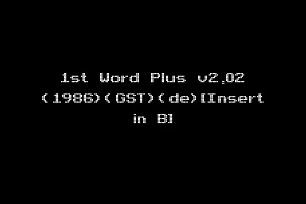 1st Word Plus v2.02 (1986)(GST)(de)[Insert in B]