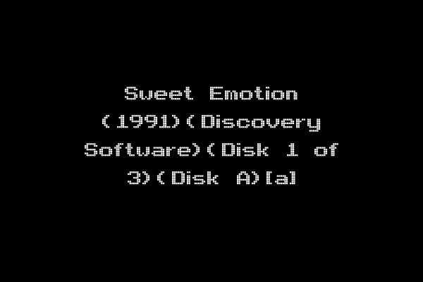 Sweet Emotion (1991)(Discovery Software)(Disk 1 of 3)(Disk A)[a]