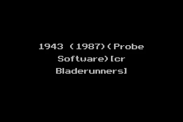 1943 (1987)(Probe Software)[cr Bladerunners]
