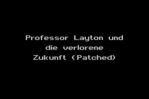 Professor Layton und die verlorene Zukunft (Patched)