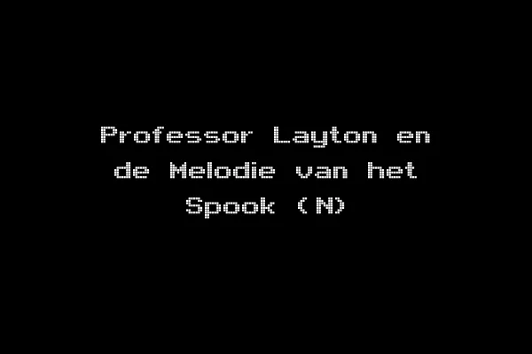 Professor Layton en de Melodie van het Spook (N)