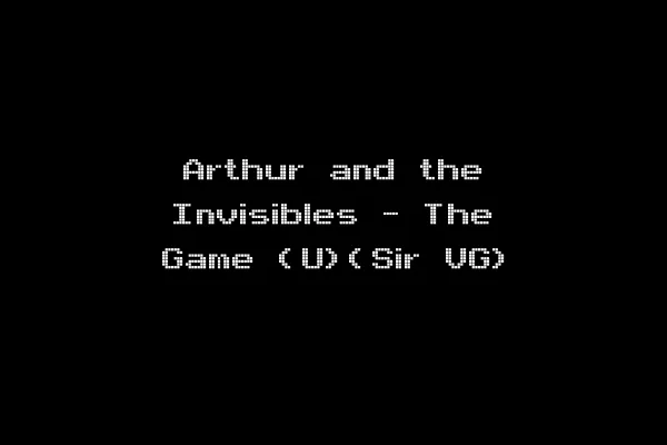Arthur and the Invisibles - The Game (U)(Sir VG)