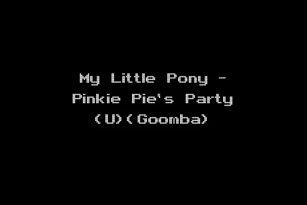 My Little Pony - Pinkie Pie's Party (U)(Goomba)