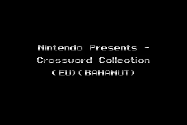 Nintendo Presents - Crossword Collection (EU)(BAHAMUT)