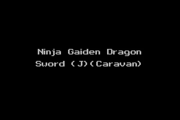Ninja Gaiden Dragon Sword (J)(Caravan)
