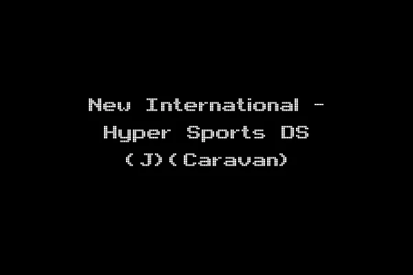 New International - Hyper Sports DS (J)(Caravan)