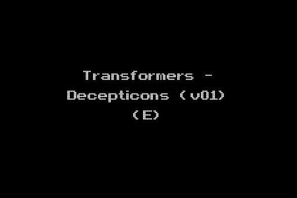 Transformers - Decepticons (v01) (E)