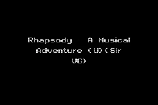 Rhapsody - A Musical Adventure (U)(Sir VG)