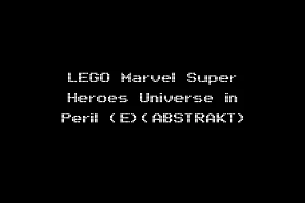 LEGO Marvel Super Heroes Universe in Peril (E)(ABSTRAKT)