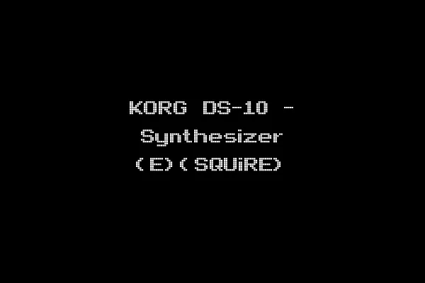 KORG DS-10 - Synthesizer (E)(SQUiRE)