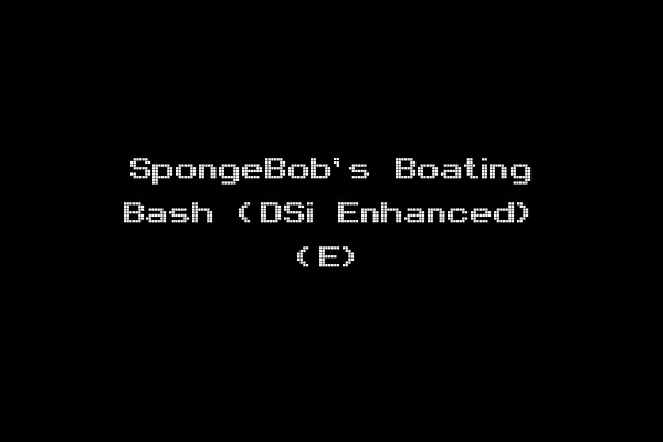 SpongeBob's Boating Bash (DSi Enhanced) (E)