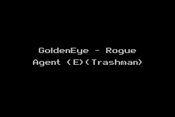 GoldenEye - Rogue Agent (E)(Trashman)