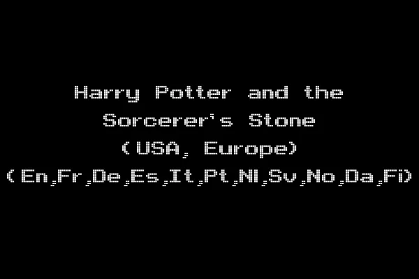 Harry Potter and the Sorcerer's Stone (USA, Europe) (En,Fr,De,Es,It,Pt,Nl,Sv,No,Da,Fi)