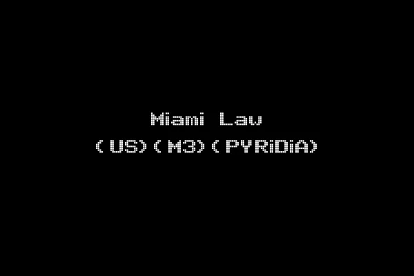 Miami Law (US)(M3)(PYRiDiA)