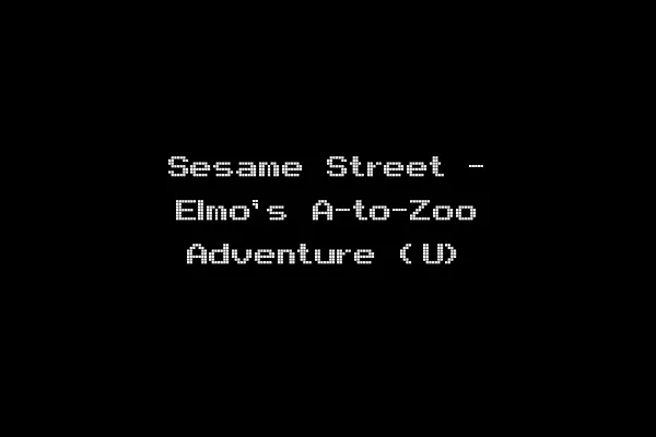 Sesame Street - Elmo's A-to-Zoo Adventure (U)
