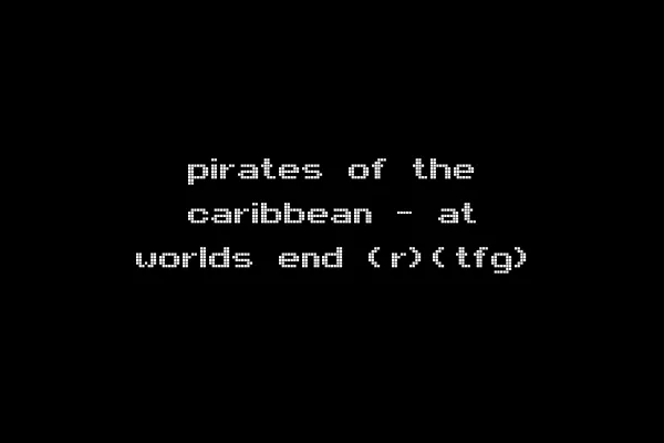 pirates of the caribbean - at worlds end (r)(tfg)