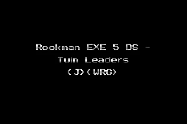 Rockman EXE 5 DS - Twin Leaders (J)(WRG)