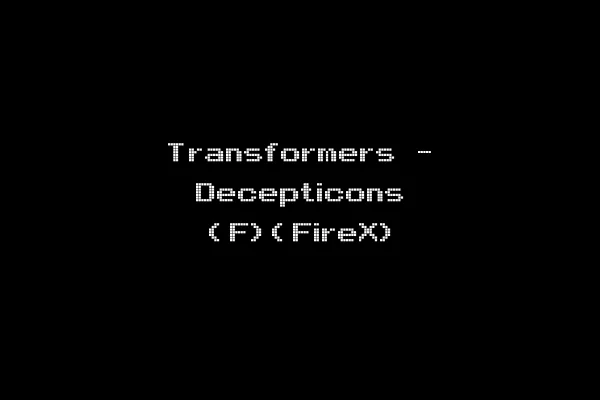 Transformers - Decepticons (F)(FireX)