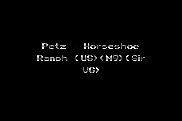 Petz - Horseshoe Ranch (US)(M9)(Sir VG)