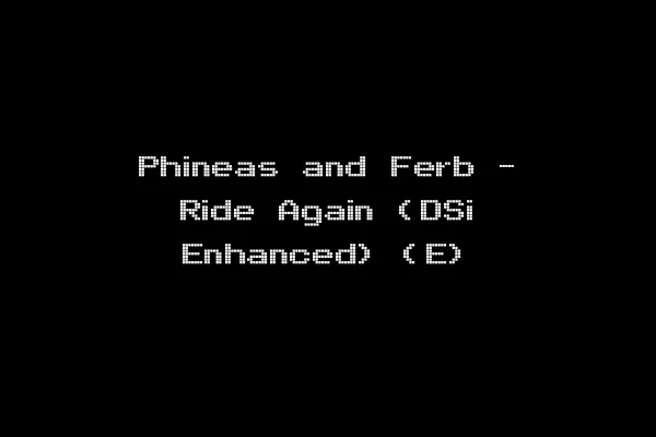 Phineas and Ferb - Ride Again (DSi Enhanced) (E)
