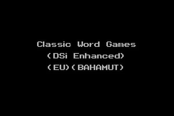 Classic Word Games (DSi Enhanced) (EU)(BAHAMUT)
