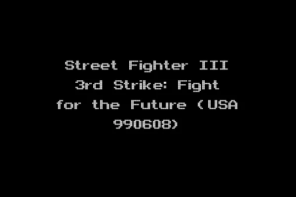 Street Fighter III 3rd Strike: Fight for the Future (USA 990608)