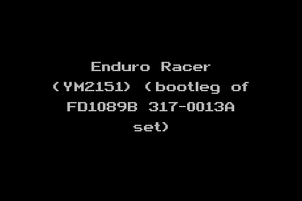 Enduro Racer (YM2151) (bootleg of FD1089B 317-0013A set)