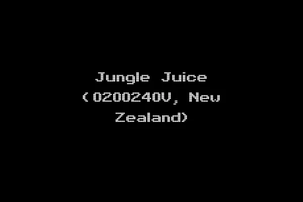 Jungle Juice (0200240V, New Zealand)