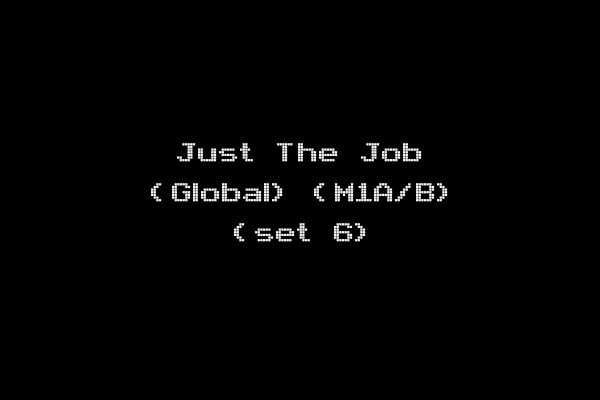 Just The Job (Global) (M1A/B) (set 6)