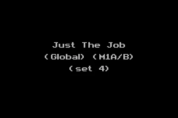 Just The Job (Global) (M1A/B) (set 4)