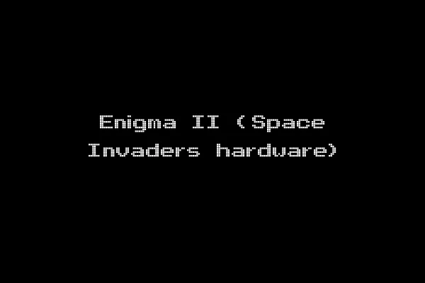 Enigma II (Space Invaders hardware)