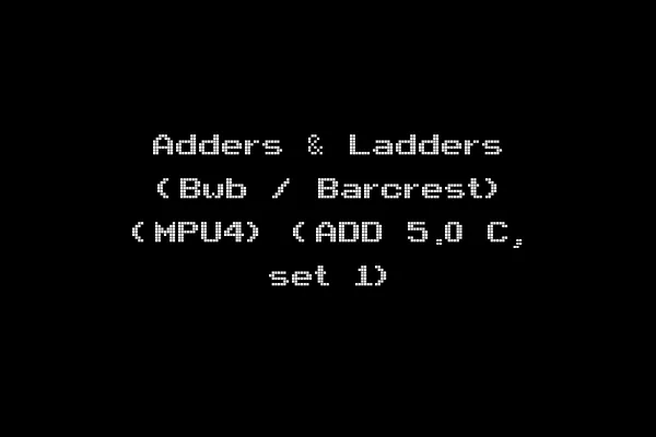 Adders & Ladders (Bwb / Barcrest) (MPU4) (ADD 5.0 C, set 1)