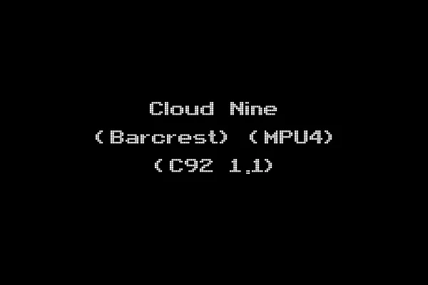 Cloud Nine (Barcrest) (MPU4) (C92 1.1)