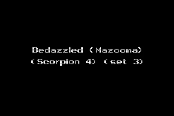 Bedazzled (Mazooma) (Scorpion 4) (set 3)